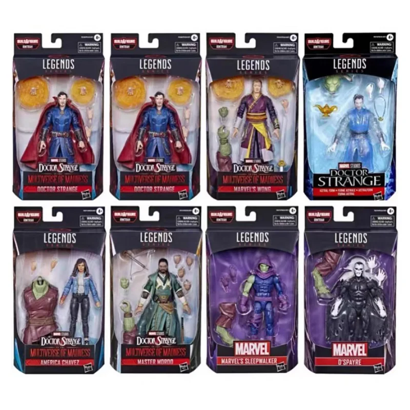 

Original Hasbro Marvel Legends Series Doctor Strange Multiverse Of Madness Master Mordd America Chavez Action Figures Toys