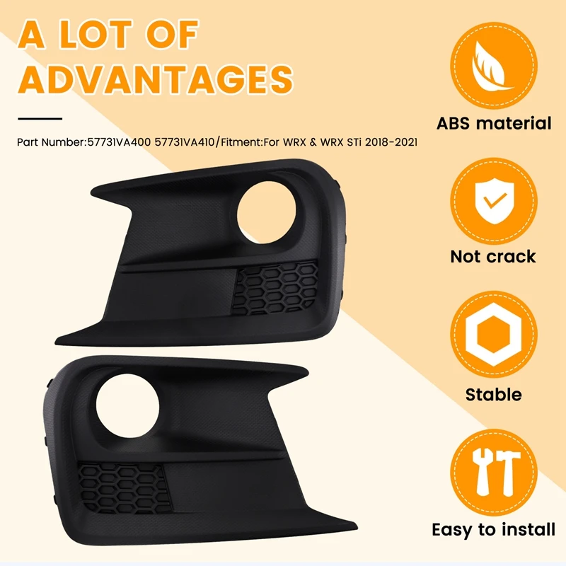 Пара автомобильных левых и правых противотуманных фар декоративные чехлы для