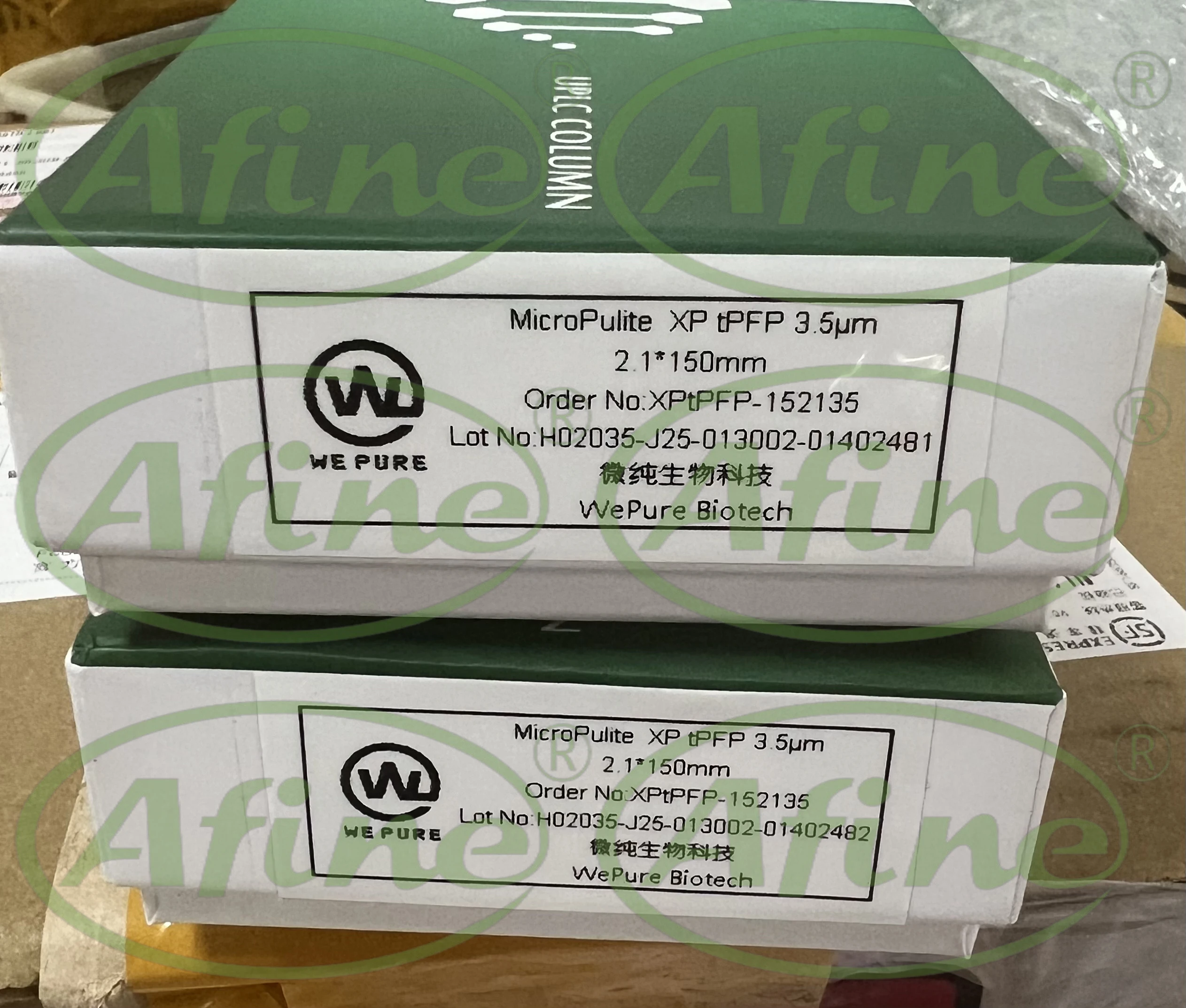 AFINE WEPURE XPPFP- 152135 аналоговые колонны MICROPULITE XP TPFP 3 5UM 150X 2 1 мм