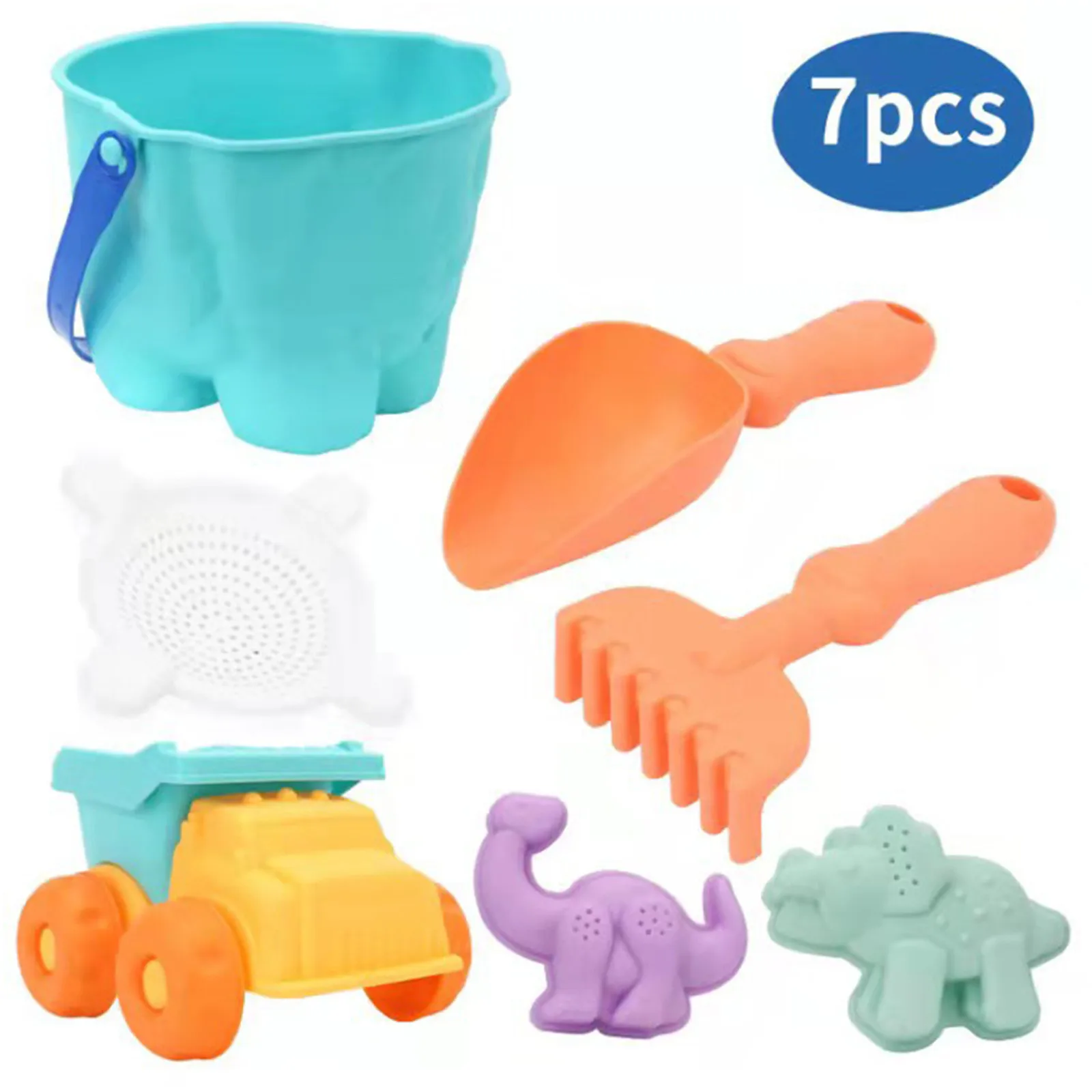 

Kids Beach Bag 7-Piece Set Of Beach Toys, Sand Set, Sand Toys, Summer Outdoor Toys, Children’S Early Education Fun Beach Toys