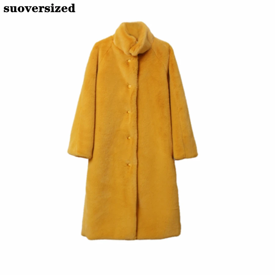 Зимнее пальто из искусственной овечьей шерсти женское плюшевое теплое плотное