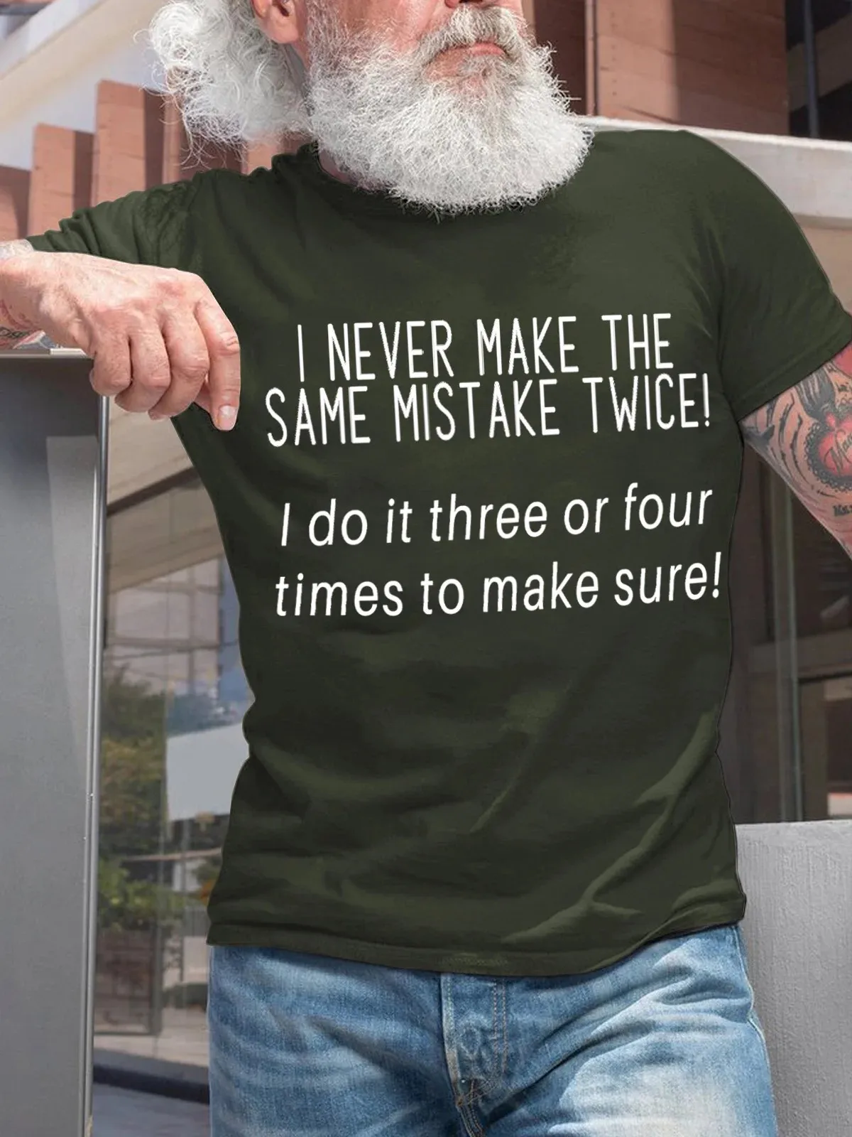 Мужская футболка Lilicloth X Kat8lyst I Never Make The Same Mistake Twice