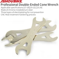 jshou bike head open end axle hub cone wrench 13 to 24mm high carbon steel bicycle removal repair tool