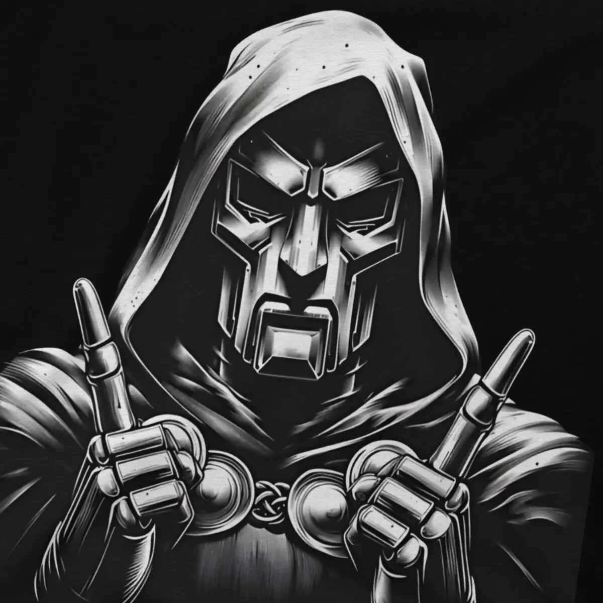 Dr Doom Man's TShirt Marvel Doctor O Neck Tops Fabric T Shirt Funny Top Quality Birthday Gifts