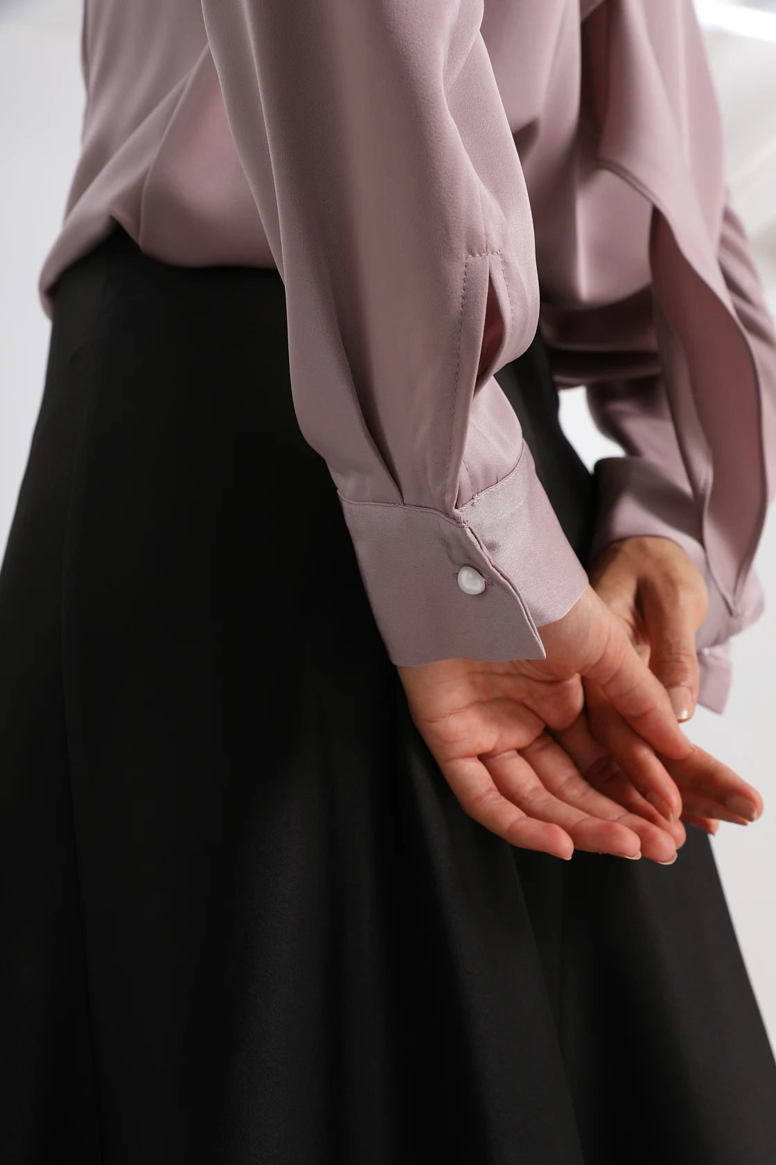 JHJN французские женские блузки элегантная рубашка в стиле ретро со шнуровкой и