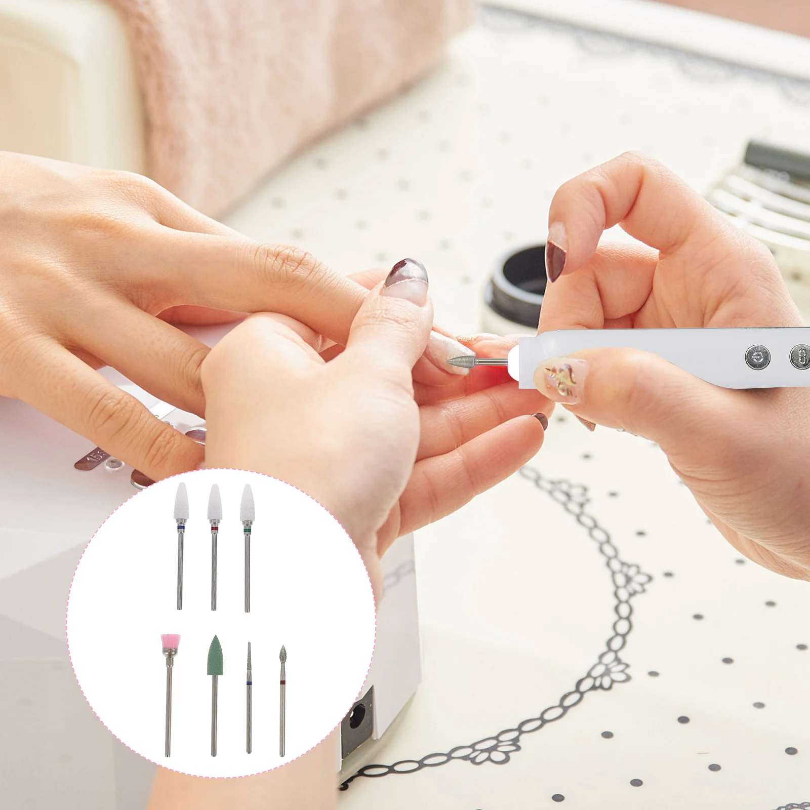 

1 Set Professional Nail Drill Bits Set Nail Tools Nail Kits Drill Bit for Nails