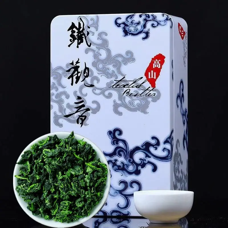 

Популярный товар 2022 года, высококачественный китайский чай Oolong Tieguanyin, вакуумный пакет, Всего 32 небольших пакета, 250 г, чайная Подарочная коро...