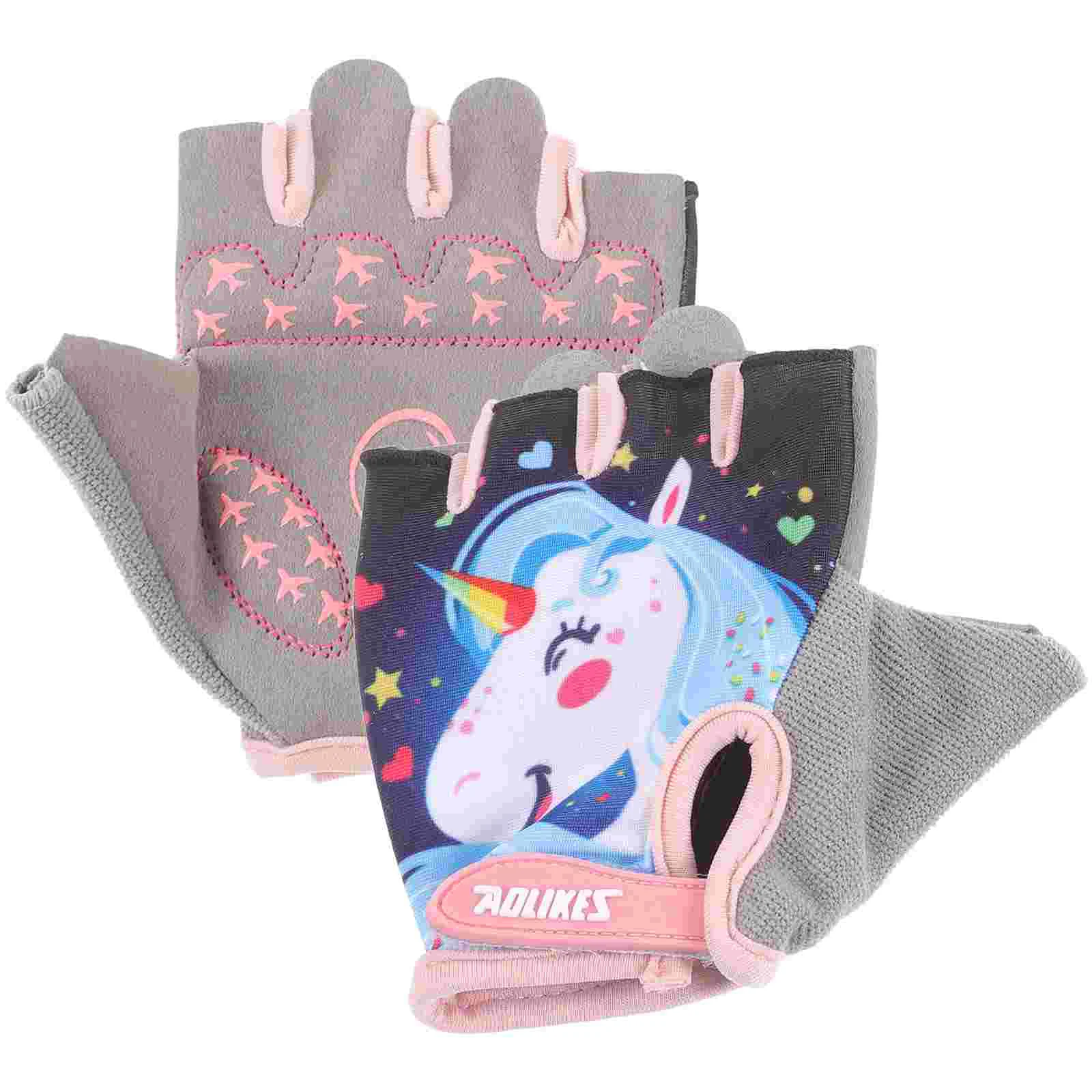 

1 пара, детские перчатки с открытыми пальцами