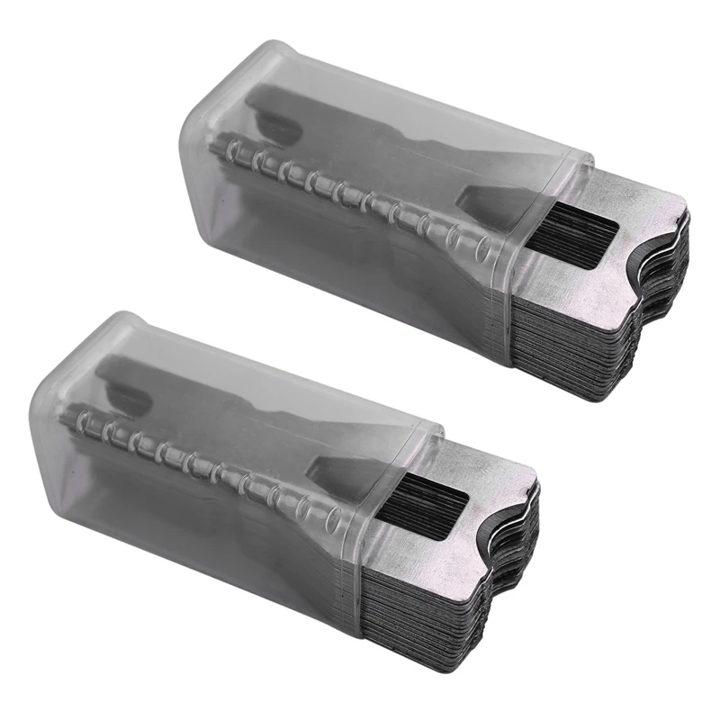 

40Pcs Blades For Vinyl Flooring Trimming Skiving Knife Shovel Blade