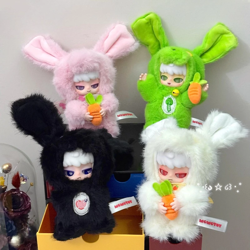 Фото DIKO Lucky BUNNY Series Blind Box: Фигурка кролика в стиле аниме, загадочная коробка-сюрприз DIKO, подвеска-сюрприз, коллекционная виниловая аниме-кукла, подарок №3