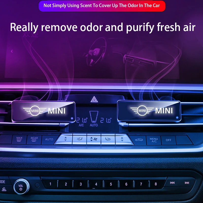 

Car Air Outlet Aromatherapy With Atmosphere Light Custom For Mini Cooper S One R52 R55 R56 R60 S JCW R50 R53 F55 F56 Car Styling