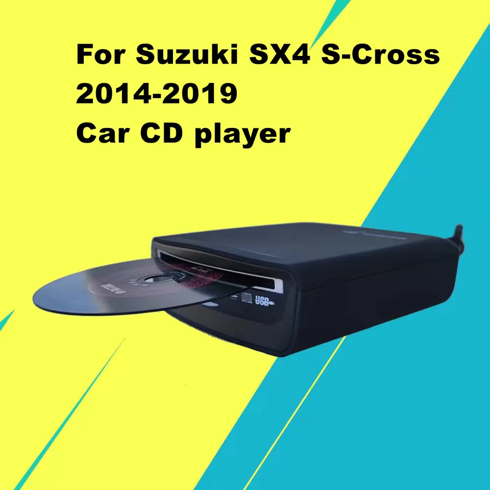 External Car CD Player For Suzuki SX4 S-Cross 2014-2019  Android GPS Navigation Multimedia Player Autoradio CD USB Plug and Play