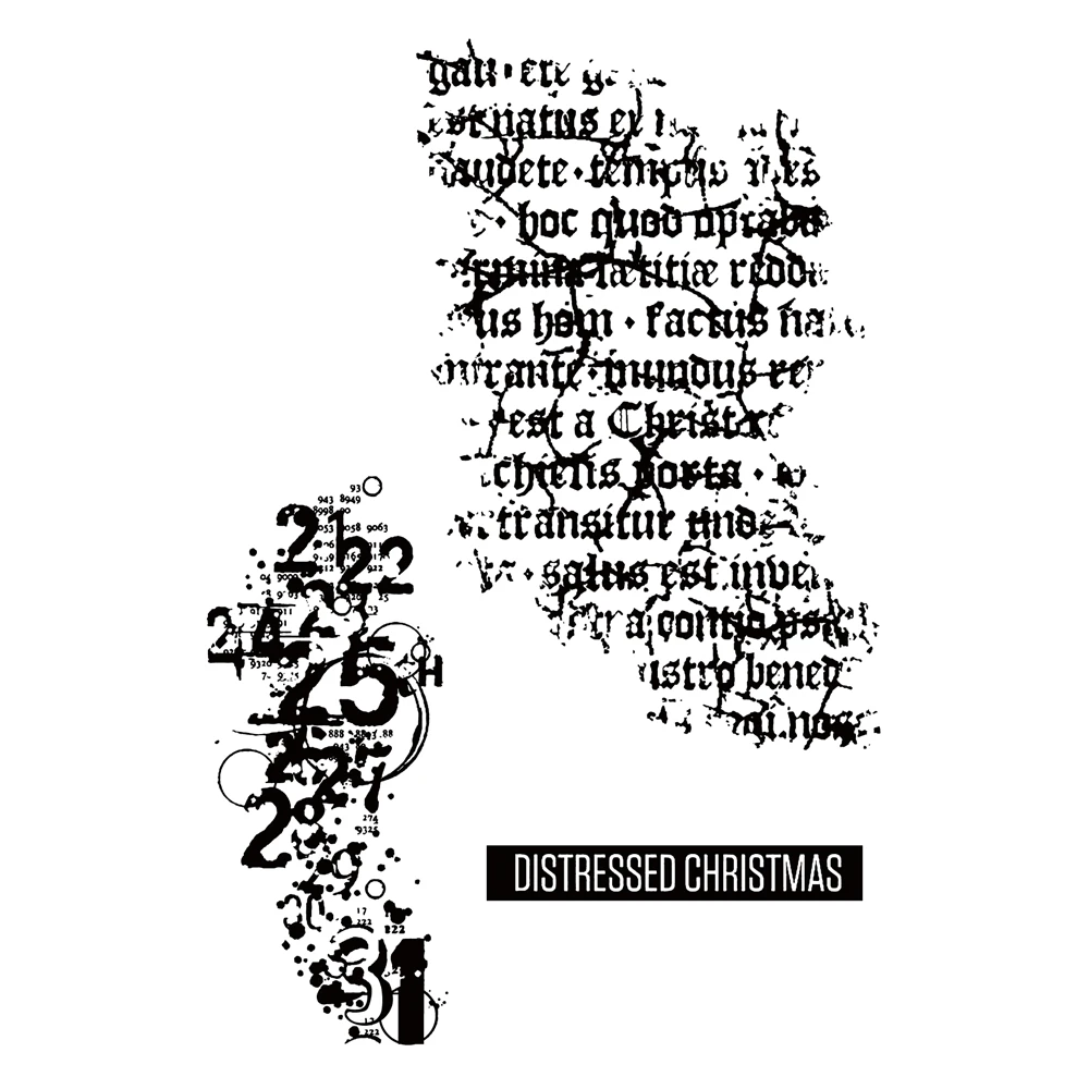 

Text Tiles Clear Stamps Background Card Making Supplies Date Stamp Scrapbooking Supplies Custom Logo 2023 New