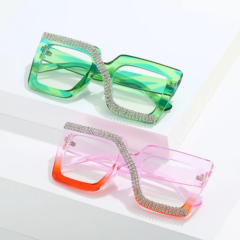 

2023 New Fashion Glasses European and American Personalized Trend Square Sunglasses
