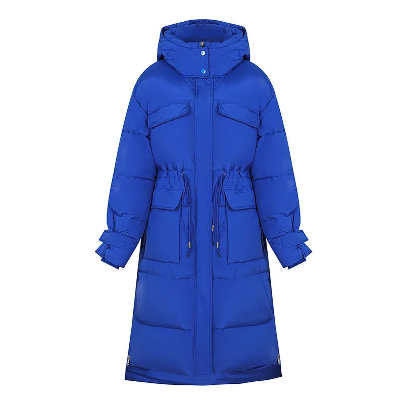 Winter Women long Parkas Jackets Casual Pockets Thick Warm Hooded Pattern Coat Female Winter Outwear windproof Jacket parkas