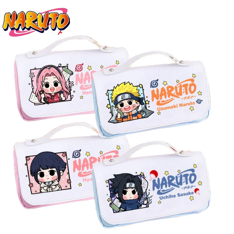 Naruto series Naruto Uchiha Itachi Kakashi new student stationery box male and female junior high school students pencil case