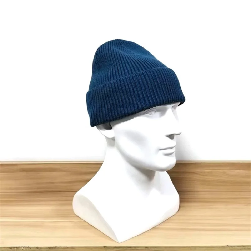 Теплые зимние стандартные толстые теплые облегающие шапки с манжетами уличные