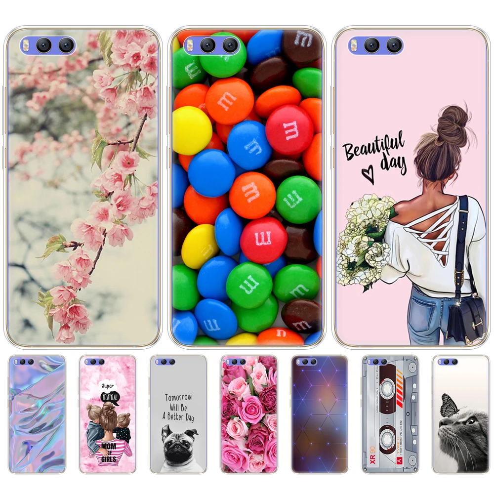 

back Case For xiaomi Mi Note 3 phone Covers For xiaomi Mi Note 3 TPU silicon Shell For xiaomi Mi Note3 printing protective coque