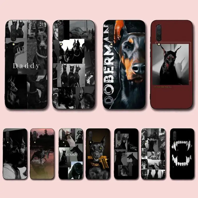 

Animal Dachshund Doberman dog Phone Case for Xiaomi mi 5 6 8 9 10 lite pro SE Mix 2s 3 F1 Max2 3