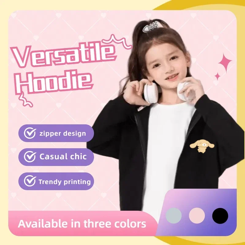 Детская Толстовка С Капюшоном Capuche Большими Ушками Собаки Свитер На Молнии
