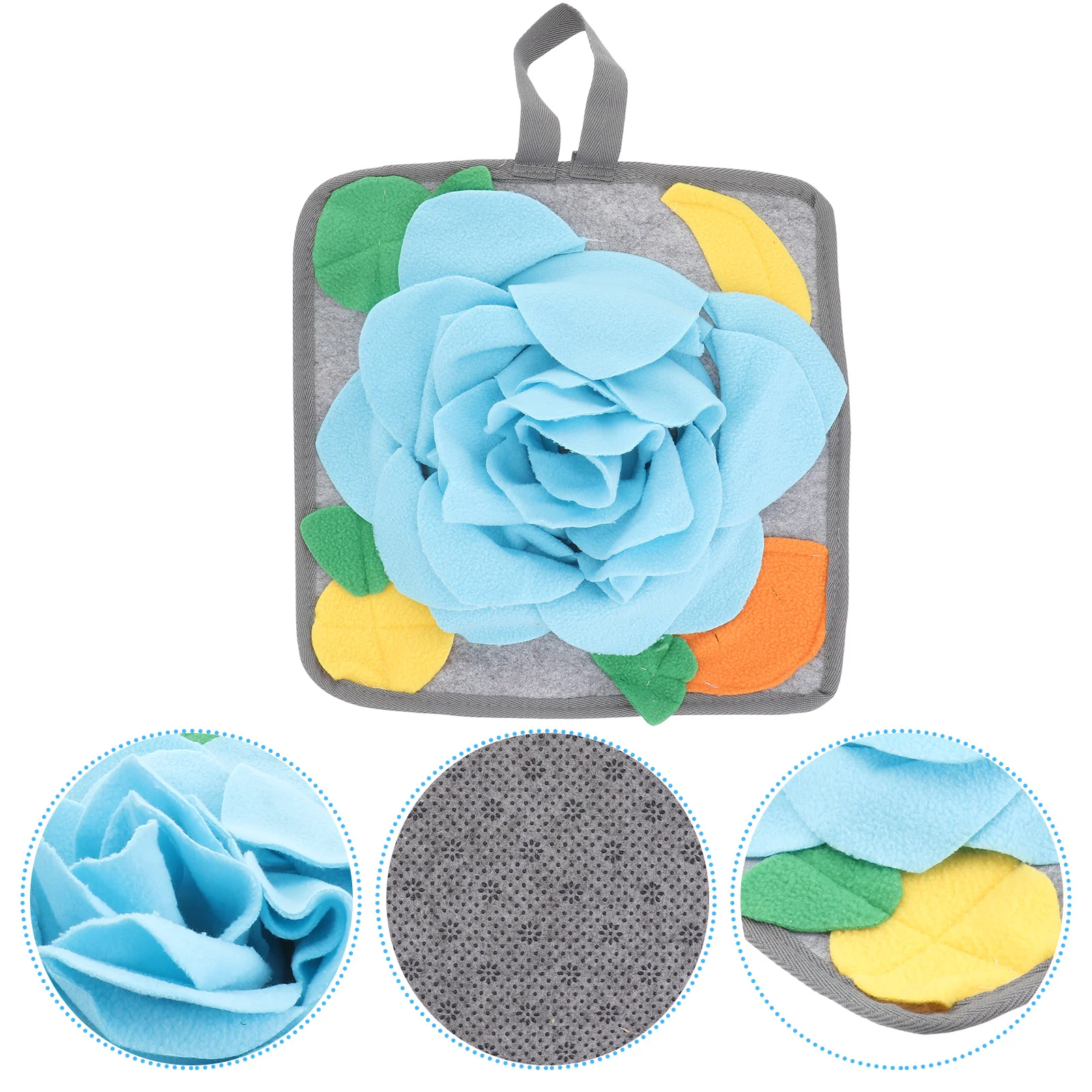 

Mat Snuffle Rabbit Dog Pet Feeding Foraging Training Pad Bunny Blanket Toys Nosework Puzzle Dogs Toy Nose Slow Dispenser Rabbits
