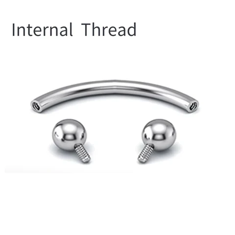 SWANJO титановый пирсинг для бровей 16G