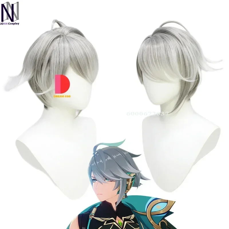 Genshin Impact Al Haitham Косплей Костюм Парик Sumeru Akademiya Вечеринка Наряд для Хэллоуина Игра