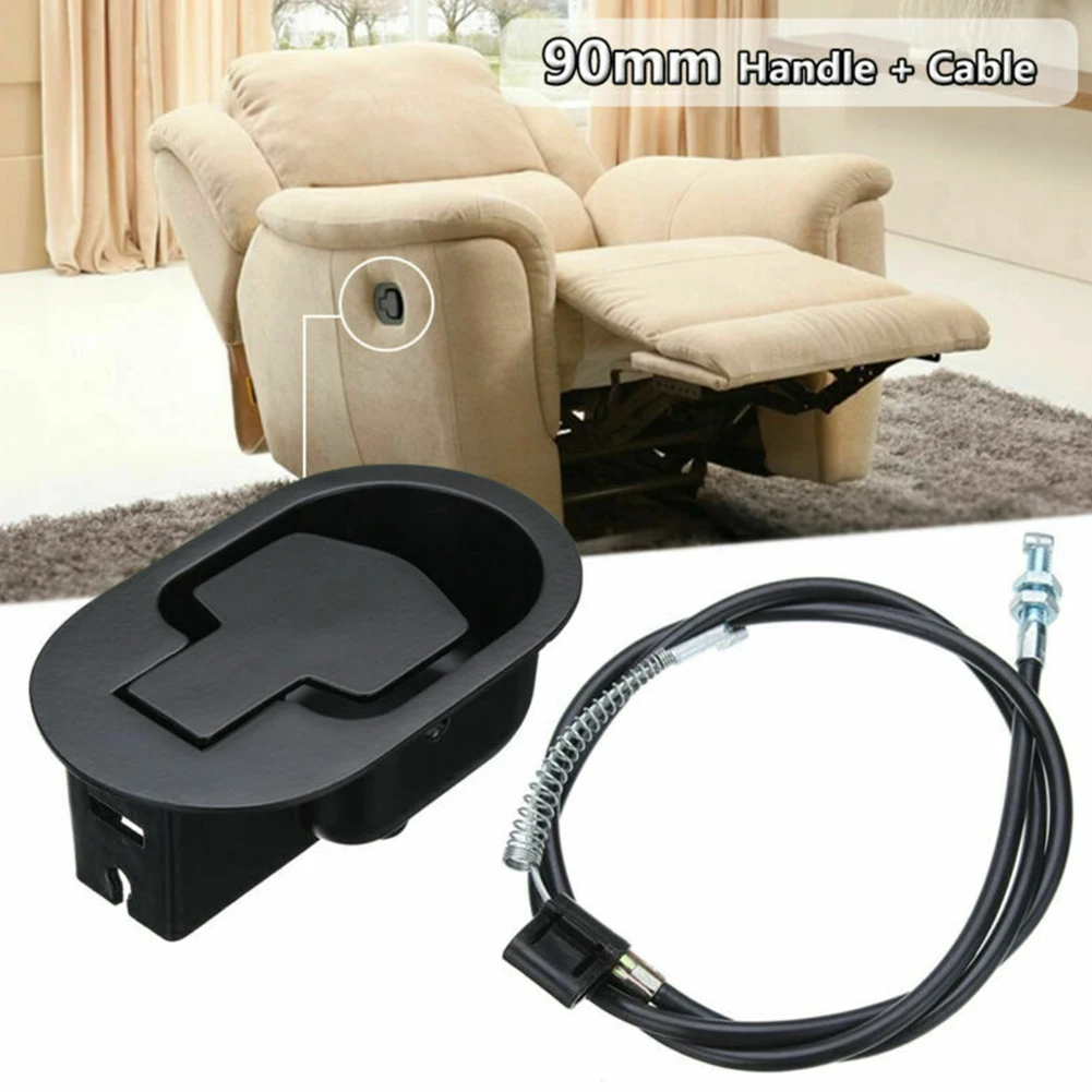 

Replacement Easy Install Recliner Handle Set Chair Hardware Release Lever Trigger Smooth Cable Home Sofa Corrosion Resistant