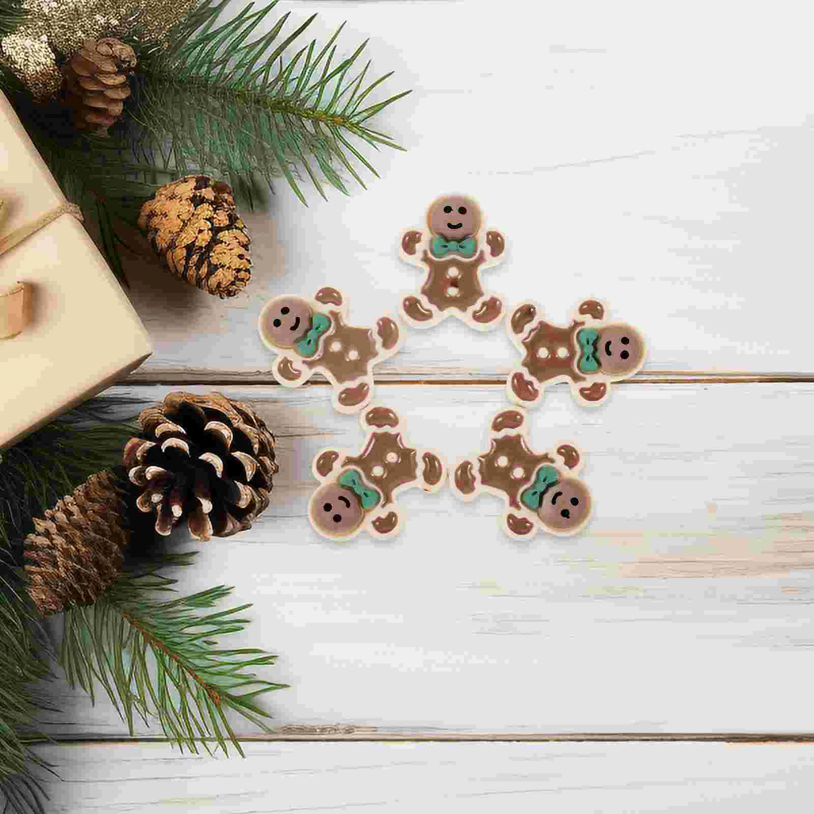 40 шт. рождественские аксессуары DIY Рождественские подвесные поделки елка кулон