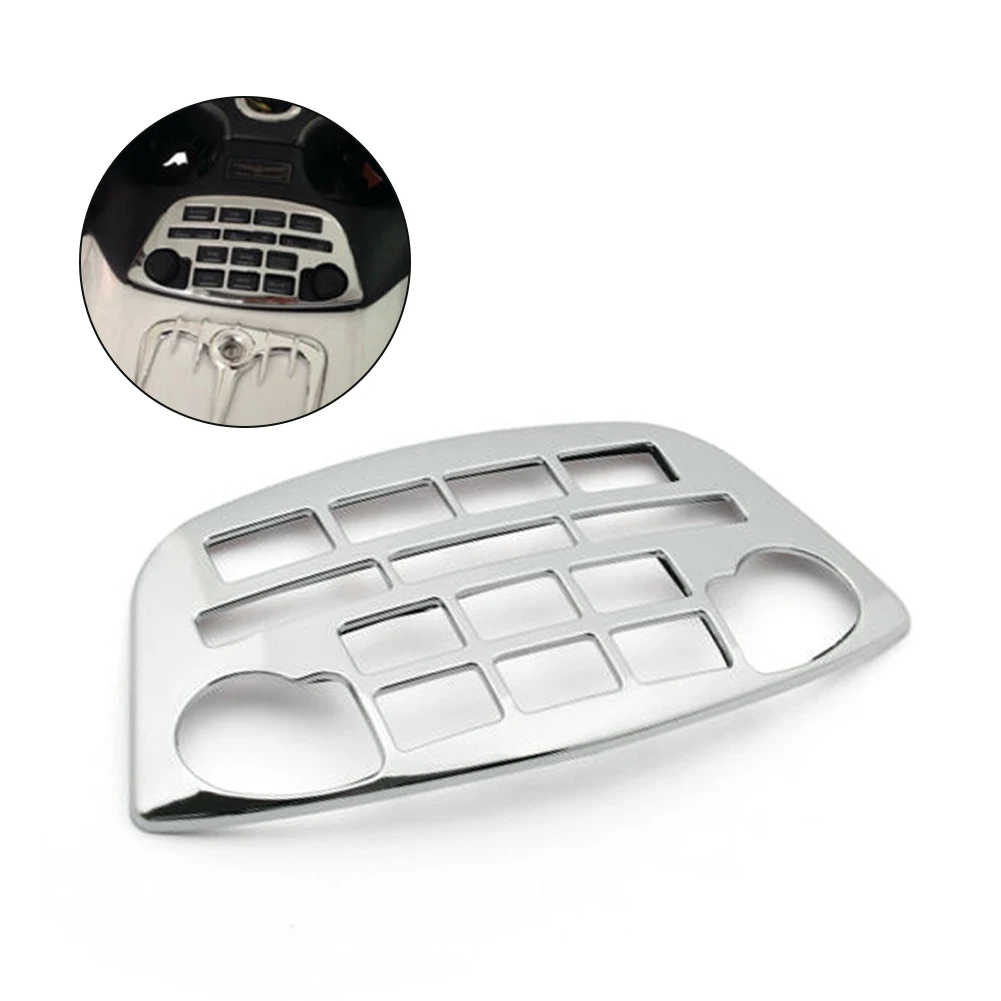 

Control Accent Fairing 2001-2011 ABS Plastic Accessories Chrome Decorate Cover Replacement For Honda Goldwing GL1800