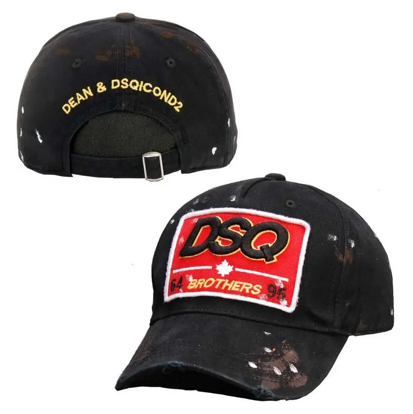 Бренд DSQICOND2 DSQ 64 brothers 95 кепки с вышитыми буквами модная бейсболка на весну и осень