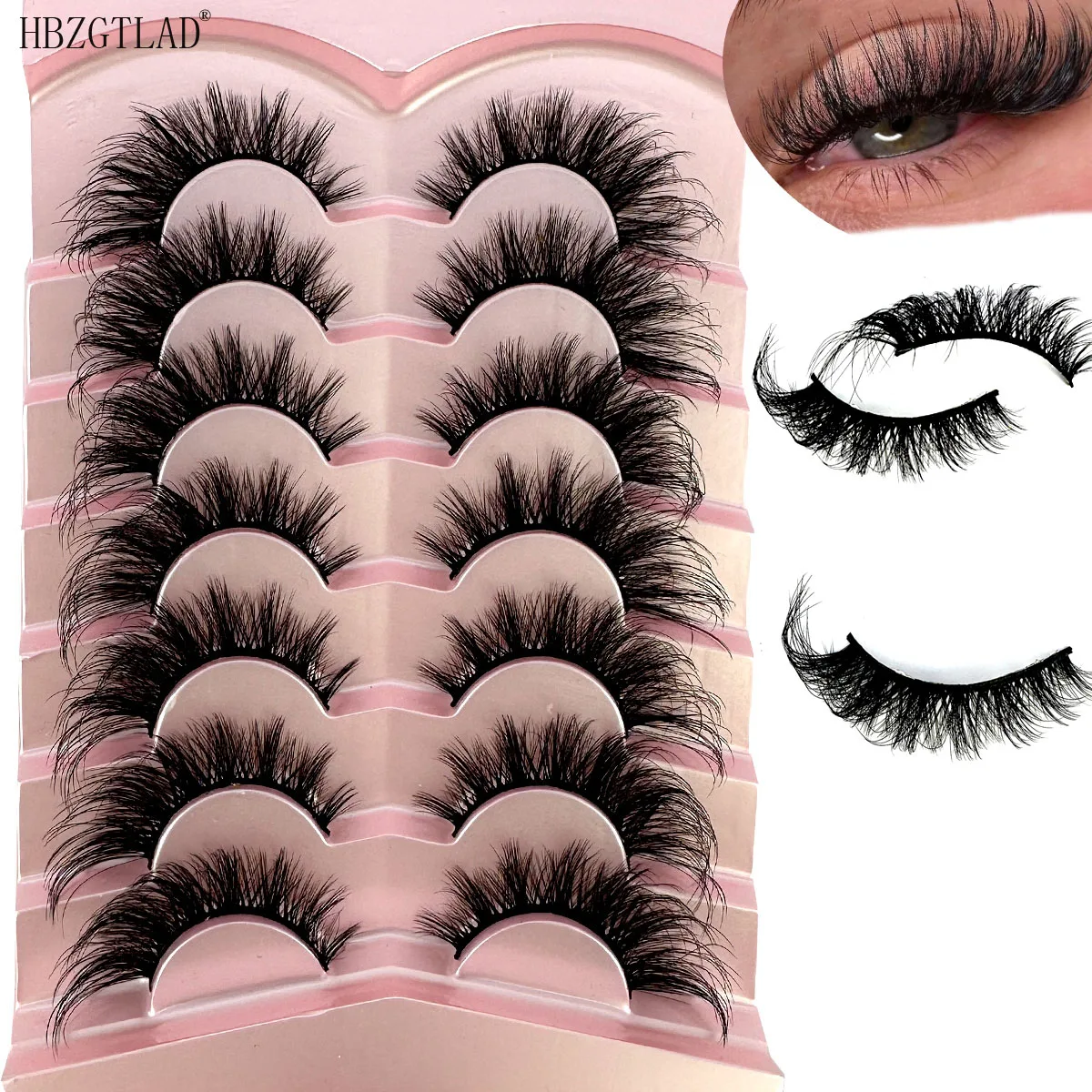 

Новые 3D норковые ресницы кошачий глаз, завитые крылатыми натуральными реалистичными грязными кончиками глаз, удлиненные толстые накладные ресницы, Мягкие Накладные ресницы