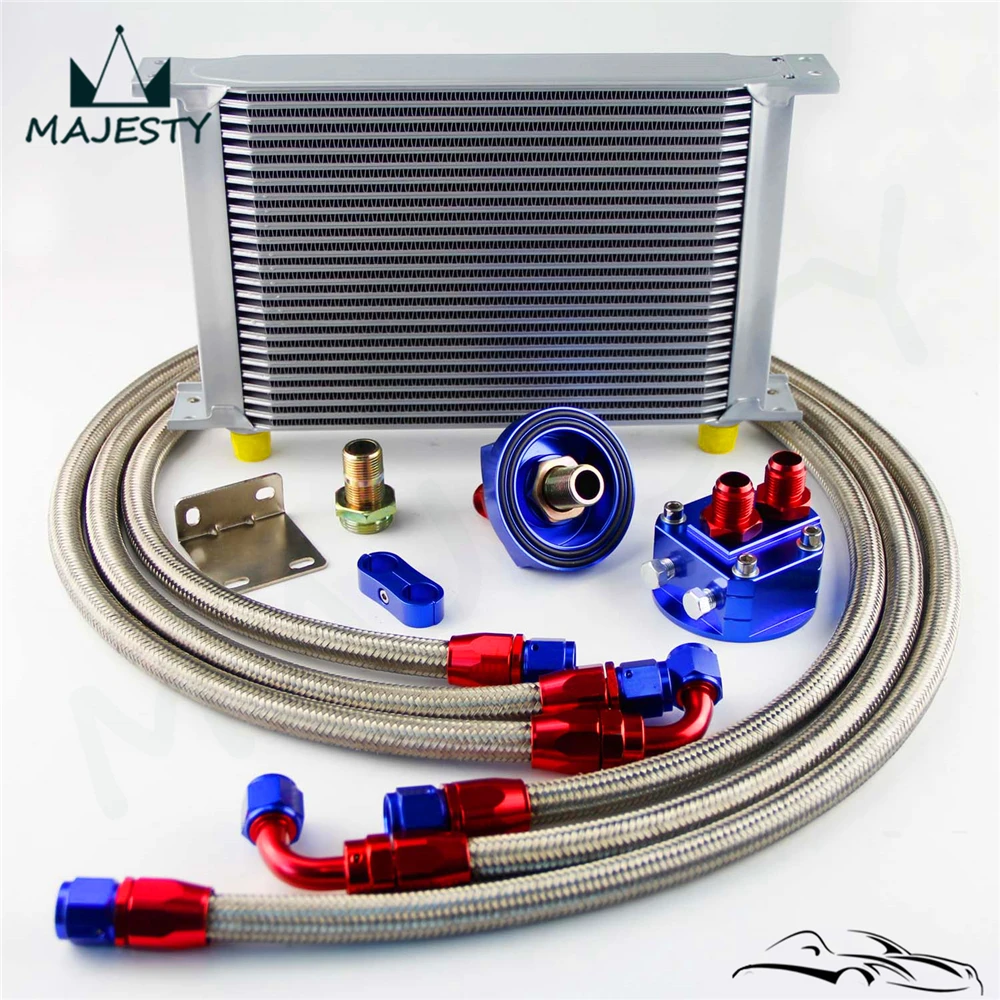 

25 ряд AN-8/AN8 масляный радиатор двигателя серебристый + Комплект фильтров шланг для переноса