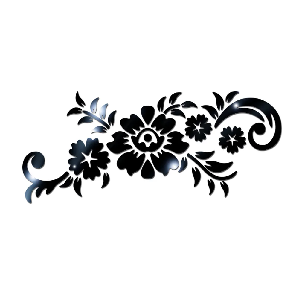 

3D Wall Sticker Mirror Flower Vine DIY Room Art Wall Decals Stickers Home Decor
