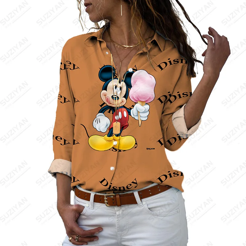 

Женская блузка на пуговицах, с длинным рукавом