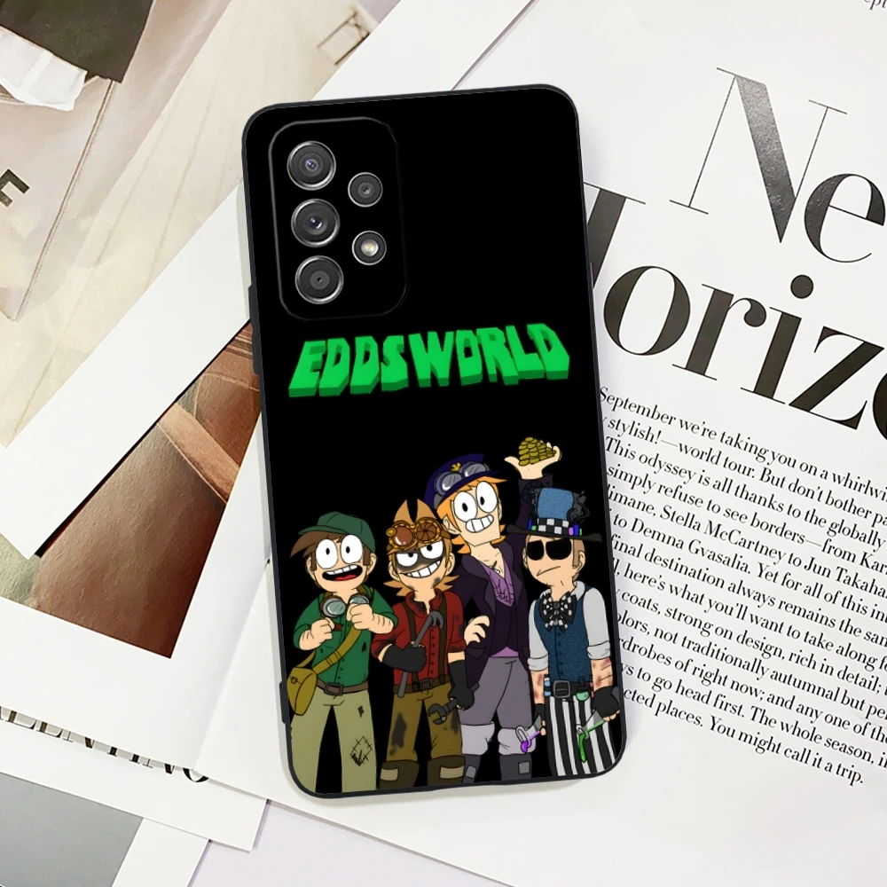 Крутой чехол Eddsworld для мобильного телефона Samsung Galaxy A91 73 71 70 54 53 52 34 24 23 21 S черный