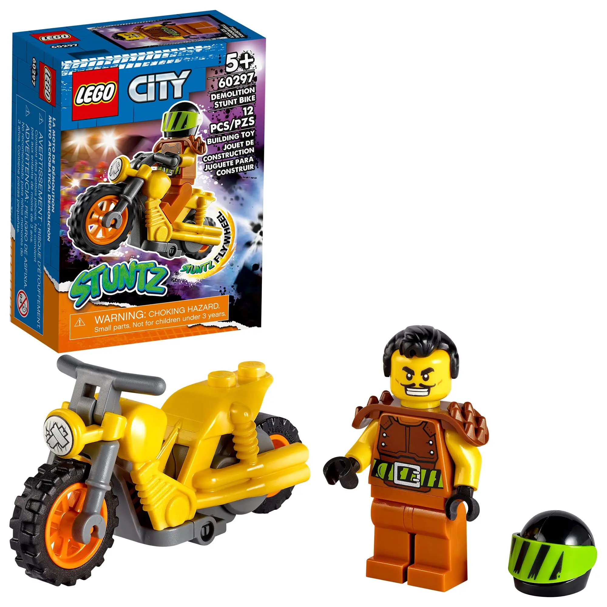 Конструктор LEGO City Stunt Bike 60297 (12 предметов)