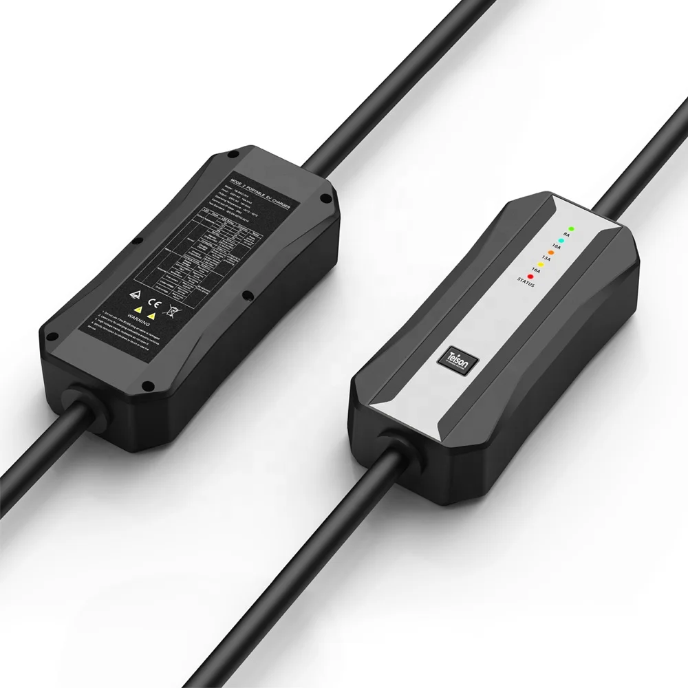 16A 110-250V Evse 3 6Kw Зарядное устройство Портативное зарядное для электромобилей с
