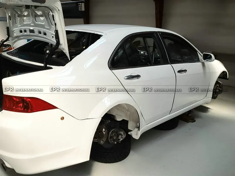 Фото Для Honda Accord CL7 WTCC Тип широких расширителей заднего крыла (4 шт., подтяжка лица), внешняя аэроэффективная отделка, модная часть прямой посадки №3
