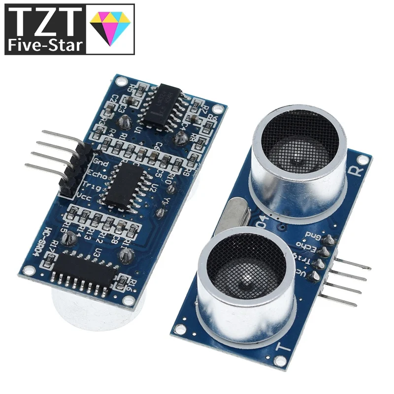 Ультразвуковой датчик TZT HC-SR04 HCSR04 в мир детектор волн Модуль дальности HC SR04 Датчик