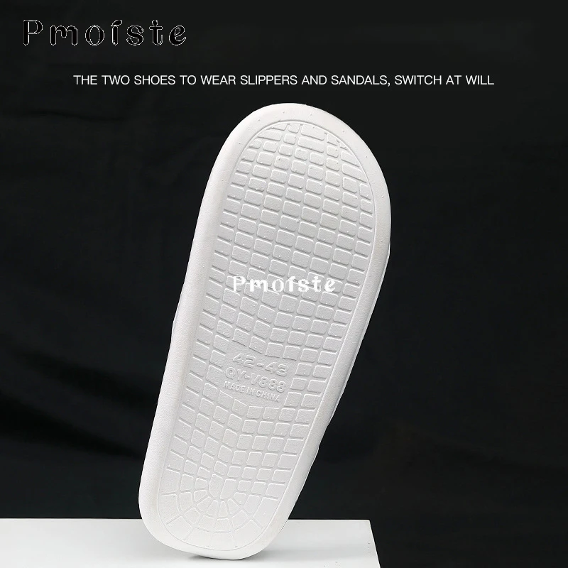 Women Slippers for Home Summer 2023 EVA Slipper Unisex Breathable Shoe for Women Non-slip Bathroom Slides Wear-resistant Fashion