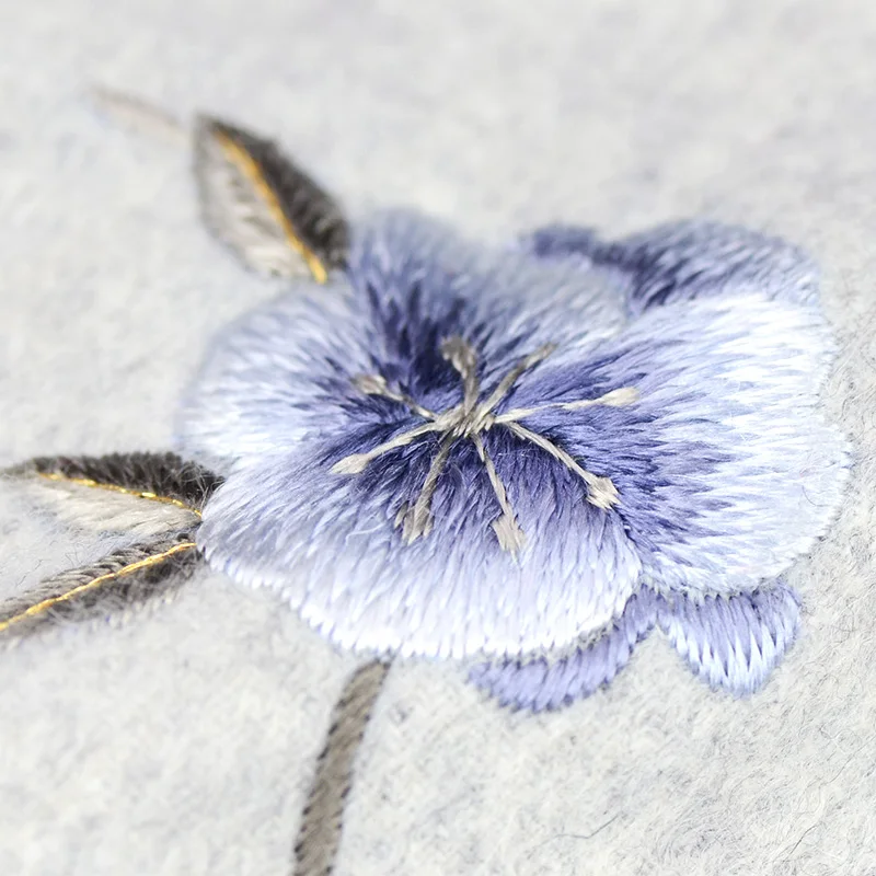 Известный кашемировый шарф с вышивкой Suzhou для мужчин и женщин на осень зиму