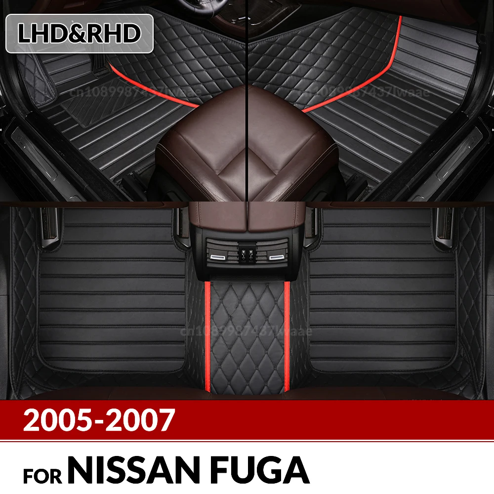 Автомобильные коврики для Nissan FUGA 2005 2006 2007 изготовленные на заказ автомобильные