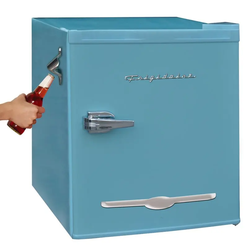 

1.6 Cu. Ft. Retro Compact Refrigerator with Side Bottle Opener EFR176, Blue