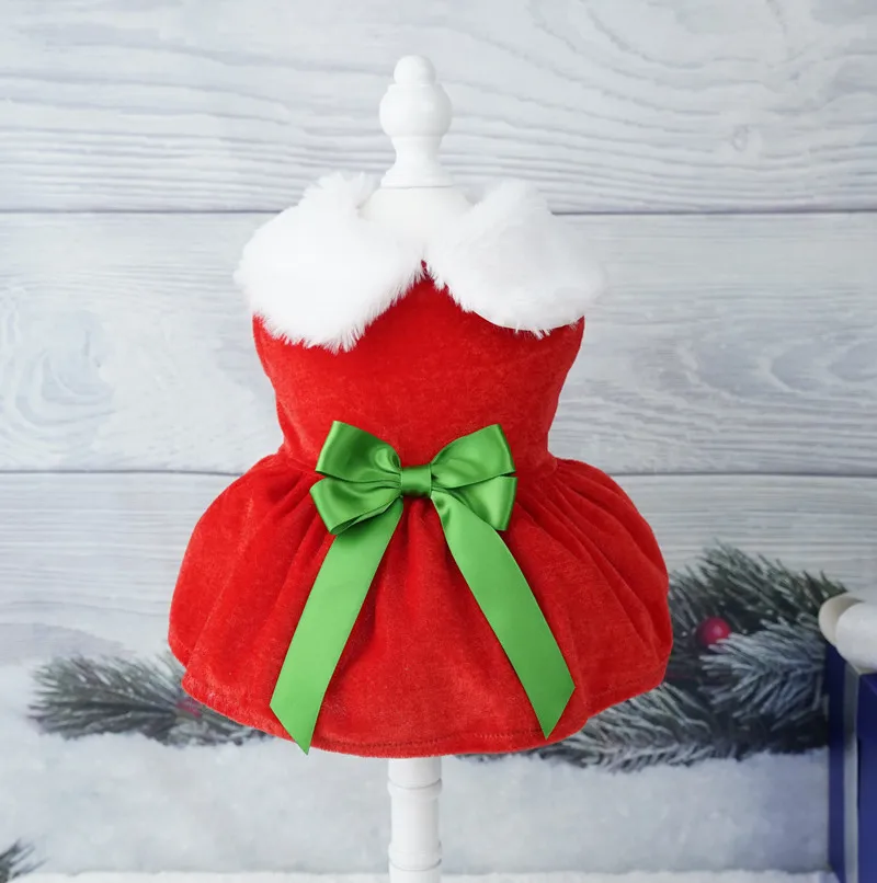 

Christmas Dog Dresses For Small Dogs Clothes Summer Christmas Cosplay Cat Pet Dress Fancy Princess Puppy Dress Bichon Spitz