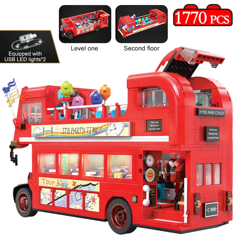 

1770 шт., детский автомобиль «городской Лондон»