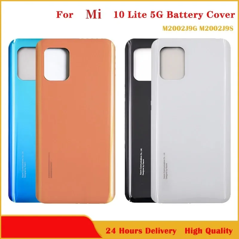 Новый чехол для Xiaomi Mi 10 Lite задняя крышка стеклянная панель задней двери 5G