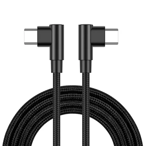 Кабель с двумя разъемами USB Type-C и USB Type-C, 90 градусов