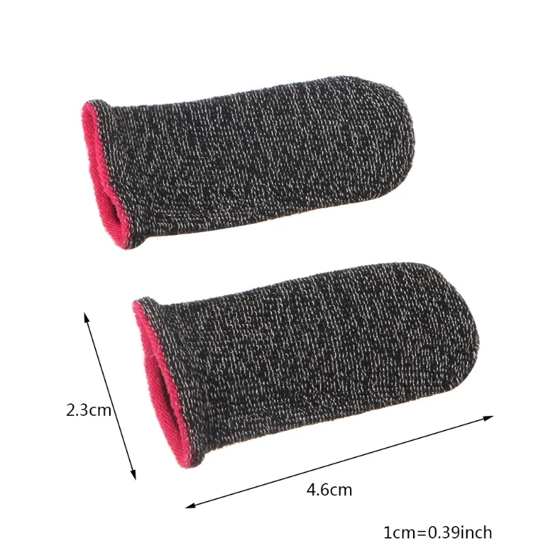 Серебряный рукав для пальцев из волокна мобильных игр защита от пота дышащий