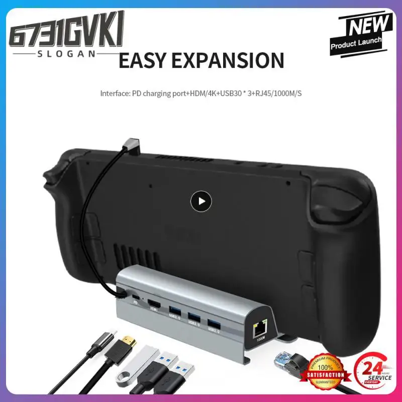 

1/2/3PCS For GPD Win 4 Game Console Dedicated Docking Station Win4 Stands Battle Base Bracket USB Type C Distributor